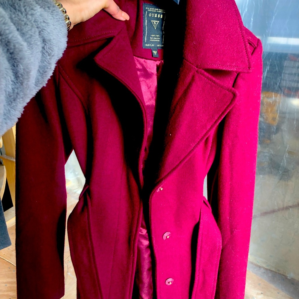 Guess Long Coat with detachable fur (included)
